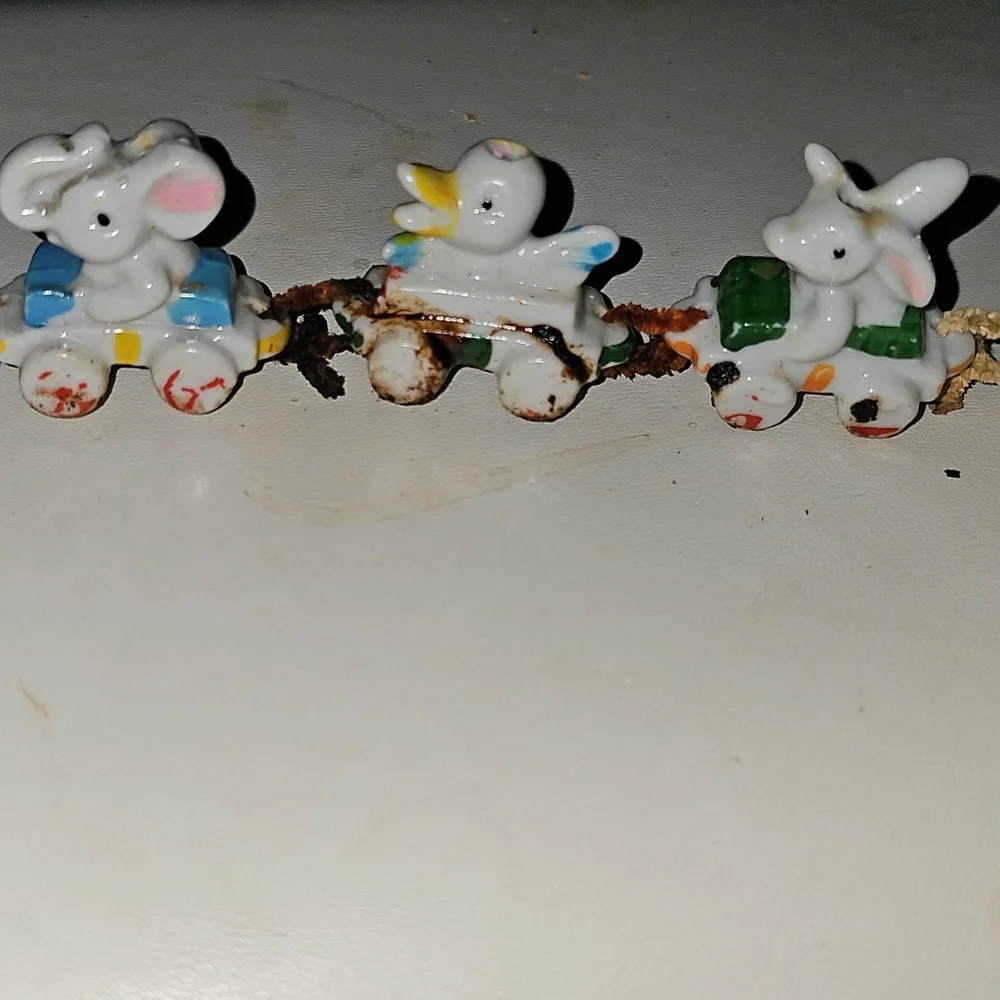 Vtg MCM Birthday Candle Holders